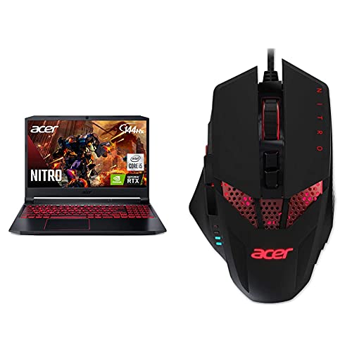 Acer Nitro 5 Gaming Laptop, 9th Gen Intel Core i5-9300H, NVIDIA GeForce GTX 1650, 15.6" Full HD IPS Display, 8GB DDR4, 256GB NVMe SSD, Wi-Fi 6, Backlit Keyboard, Alexa Built-in, AN515-54-5812