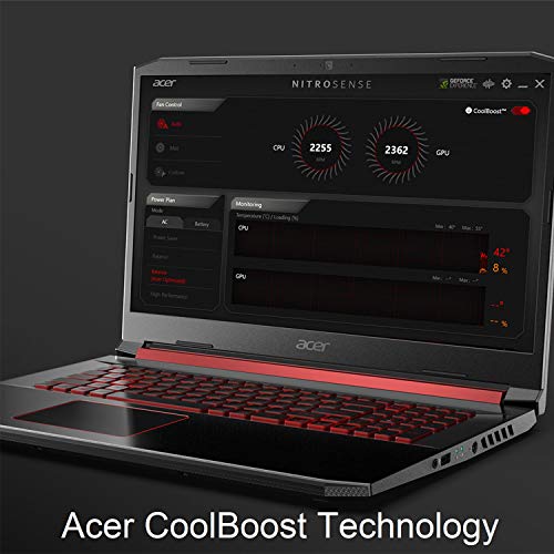 Acer Nitro 5 Gaming Laptop, 9th Gen Intel Core i5-9300H, NVIDIA GeForce GTX 1650, 15.6" Full HD IPS Display, 8GB DDR4, 256GB NVMe SSD, Wi-Fi 6, Backlit Keyboard, Alexa Built-in, AN515-54-5812