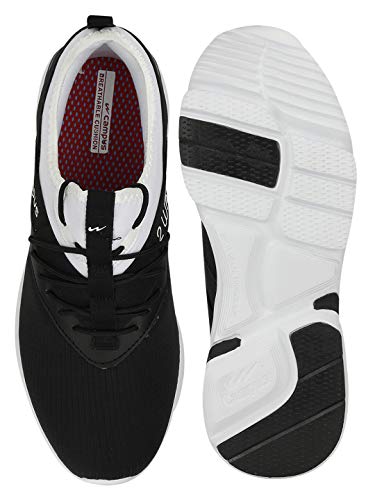 Campus Men's Honor BLK-WHT Running Shoes -8 UK/India