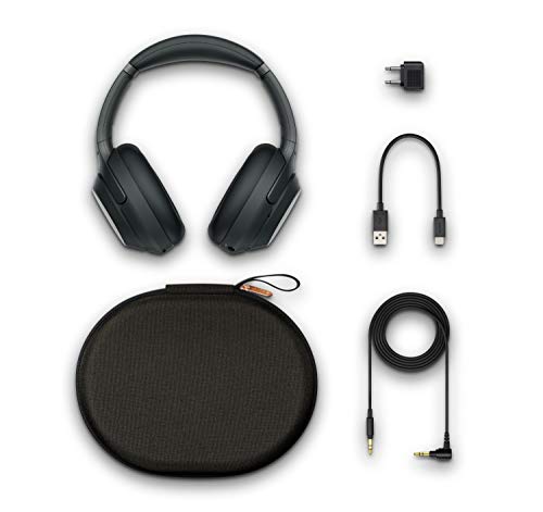 Sony WH-1000XM4 Wireless Industry Leading Noise Canceling Overhead Headphones, Black, One Size (WH1000XM4/B)