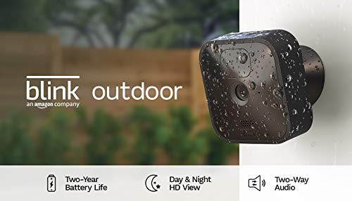 Blink Outdoor - wireless, weather-resistant HD security camera, two-year battery life, motion detection, set up in minutes – 1 camera kit