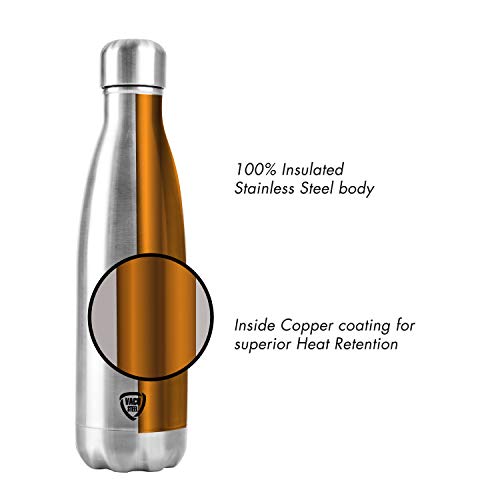 Cello Swift Stainless Steel Double Walled Flask, Hot and Cold, 1000ml, 1pc, Silver