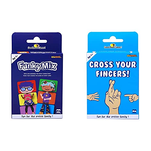 Good Mood Games Funky Mix, Card Games, Develops Concentration, for Boys & Girls, Age 4+ & Above, multicolor