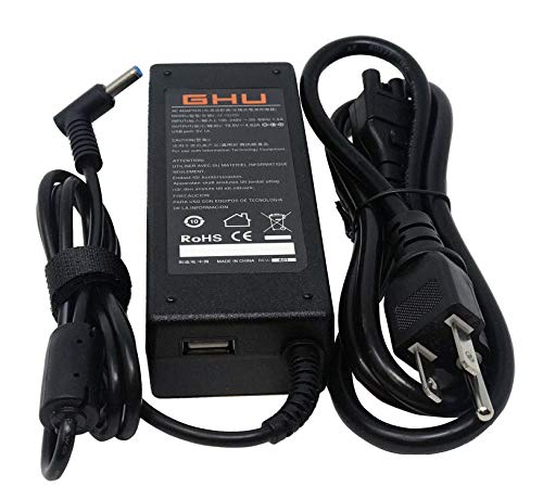 New GHU 90W AF190462 Charger Laptop AC Adapter Compatible with HP Envy 360, Envy Touchsmart Sleekbook 15 17 M6 M7 Series Pavilion X360 14 17, Probook 450 g4, X2, HP Elitebook 840 g4 840 g6 Charger