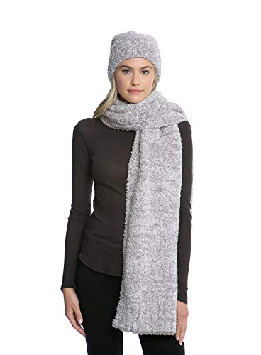 Barefoot Dreams CozyChic Pom Pom Beanie & Scarf Set for Women and Girls