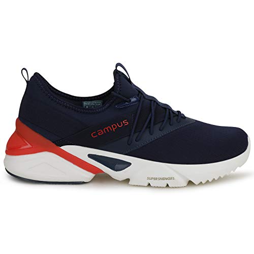 Campus Men's Honor BLK-WHT Running Shoes -8 UK/India