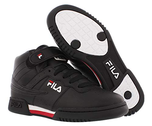 Fila F-13 Little Kids Sneaker, Cream Navy RED, 10.5 US Unisex