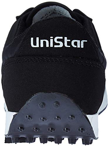 Unistar Men Black Running Shoes-10 UK/India (44 EU) (E-602)