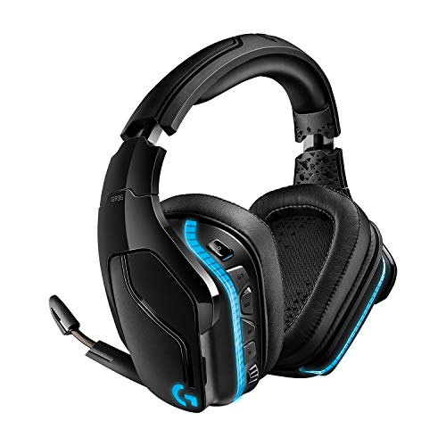 Logitech G935 Wireless DTS:X 7.1 Surround Sound LIGHTSYNC RGB PC Gaming Headset - Black/Blue