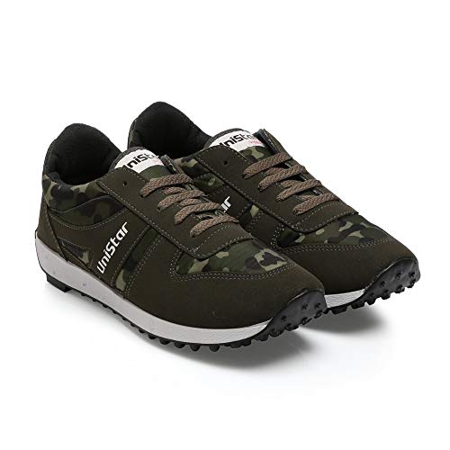 Unistar Men Black Running Shoes-10 UK/India (44 EU) (E-602)