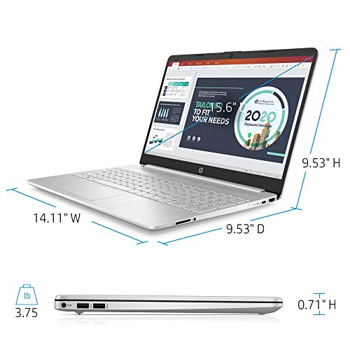 2021 Newest HP 15 15.6" HD Display Laptop Computer, AMD Athlon Gold 3150U (up to 3.3GHz, Beat i3-8130U), 8GB DDR4 RAM, 256GB PCIe SSD, WiFi, Bluetooth, HDMI, Webcam, Remote Work, Win 10 S, AllyFlex MP