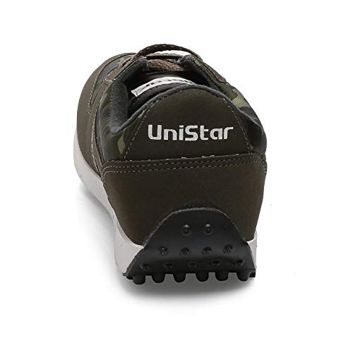 Unistar Men Black Running Shoes-10 UK/India (44 EU) (E-602)