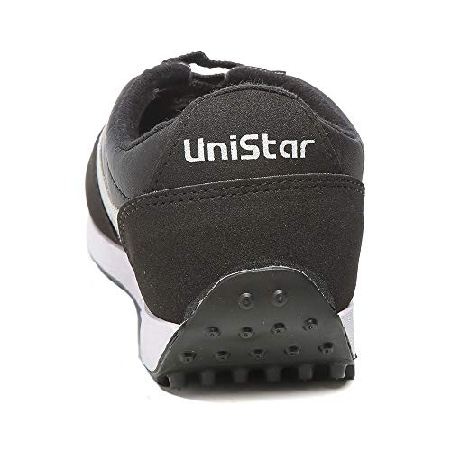 Unistar Men Black Running Shoes-10 UK/India (44 EU) (E-602)