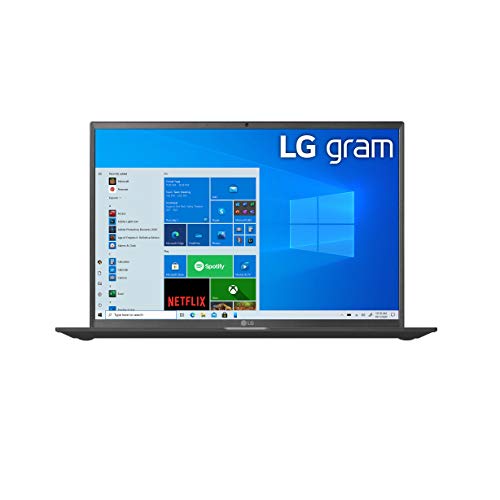 LG Gram 14Z90P - 14" WUXGA (1920x1200) Ultra-Lightweight Laptop, Intel evo with 11th gen CORE i7 1165G7 CPU , 16GB RAM, 512GB SSD, Alexa Built-in, 25.5 Hours Battery, Thunderbolt 4, Black - 2021