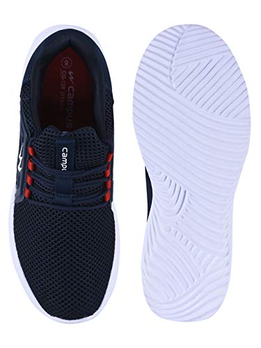 Campus Men's Tyson Full Blk Running Shoes-8 UK (42 EU) (CG-120)