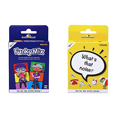 Good Mood Games Funky Mix, Card Games, Develops Concentration, for Boys & Girls, Age 4+ & Above, multicolor