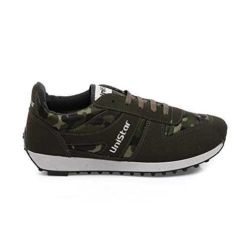 Unistar Men Black Running Shoes-10 UK/India (44 EU) (E-602)