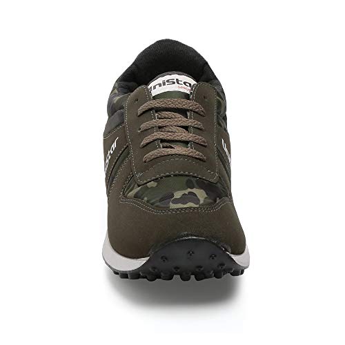 Unistar Men Black Running Shoes-10 UK/India (44 EU) (E-602)