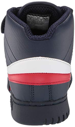 Fila F-13 Little Kids Sneaker, Cream Navy RED, 10.5 US Unisex