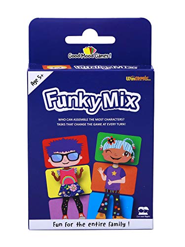 Good Mood Games Funky Mix, Card Games, Develops Concentration, for Boys & Girls, Age 4+ & Above, multicolor