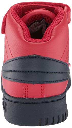 Fila F-13 Little Kids Sneaker, Cream Navy RED, 10.5 US Unisex