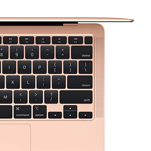 2020 Apple MacBook Air Laptop: Apple M1 Chip, 13” Retina Display, 8GB RAM, 256GB SSD Storage, Backlit Keyboard, FaceTime HD Camera, Touch ID. Works with iPhone/iPad; Gold