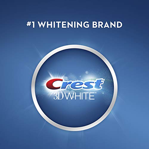 Crest 3D White Toothpaste Radiant Mint (3 Count of 4.1 oz Tubes), 12.3 oz (Packaging May Vary)