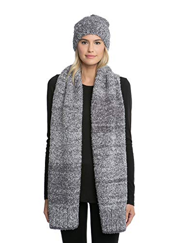 Barefoot Dreams CozyChic Pom Pom Beanie & Scarf Set for Women and Girls
