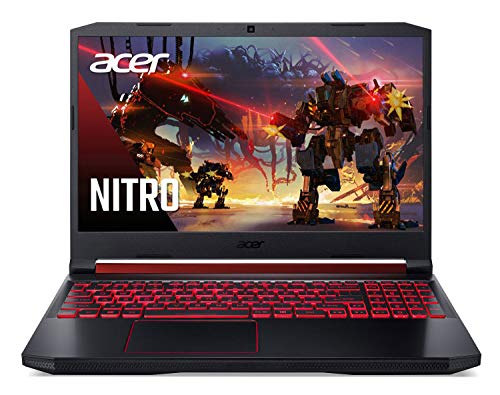 Acer Nitro 5 Gaming Laptop, 9th Gen Intel Core i5-9300H, NVIDIA GeForce GTX 1650, 15.6" Full HD IPS Display, 8GB DDR4, 256GB NVMe SSD, Wi-Fi 6, Backlit Keyboard, Alexa Built-in, AN515-54-5812