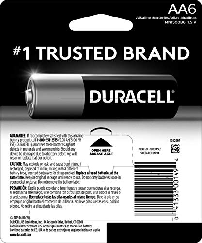 Duracell - CopperTop AA Alkaline Batteries - Long Lasting, All-Purpose Double A battery for Household and Business - 16 Count