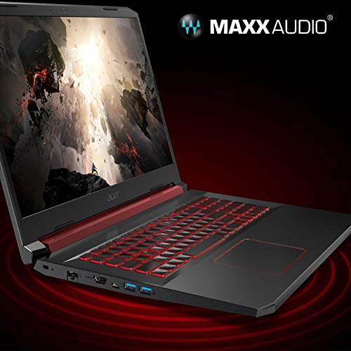 Acer Nitro 5 Gaming Laptop, 9th Gen Intel Core i5-9300H, NVIDIA GeForce GTX 1650, 15.6" Full HD IPS Display, 8GB DDR4, 256GB NVMe SSD, Wi-Fi 6, Backlit Keyboard, Alexa Built-in, AN515-54-5812