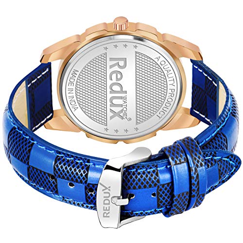 Redux RWS0216S Analogue Blue Linear Designer Dial Men’s & Boy's Watch