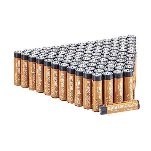 AmazonBasics 36 Pack AAA High-Performance Alkaline Batteries, 10-Year Shelf Life, Easy to Open Value Pack