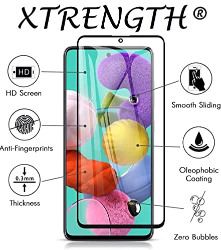 XTRENGTH's Advanced HD+ Tempered Glass/Screen Guard Designed for Samsung Galaxy S20 FE 5G - Edge to Edge Full Screen Coverage with Easy Installation Kit (Pack of 1)