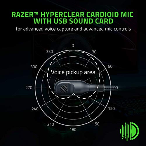 Razer BlackShark V2 X Gaming Headset: 7.1 Surround Sound - 50mm Drivers - Memory Foam Cushion - for PC, PS4, PS5, Switch, Xbox One, Xbox Series X|S, Mobile - 3.5mm Audio Jack - Black