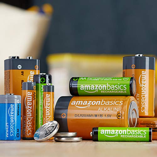 AmazonBasics 36 Pack AAA High-Performance Alkaline Batteries, 10-Year Shelf Life, Easy to Open Value Pack