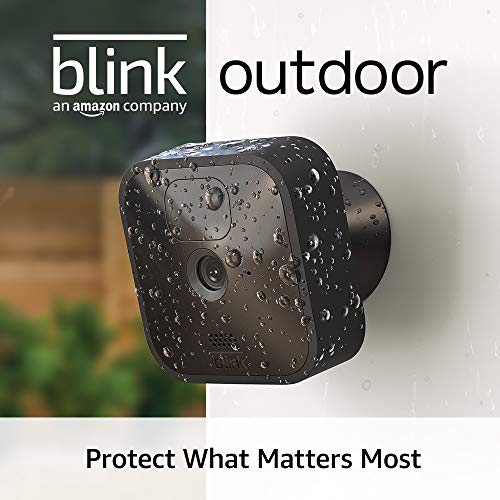 Blink Outdoor - wireless, weather-resistant HD security camera, two-year battery life, motion detection, set up in minutes – 1 camera kit