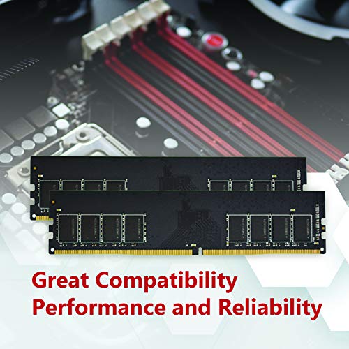 Gigastone DDR3 16GB (8GBx2) 1600MHz PC3-12800 CL11 1.5V UDIMM 240 Pin Unbuffered Non ECC for PC Computer Desktop Memory Module Ram Upgrade Kit