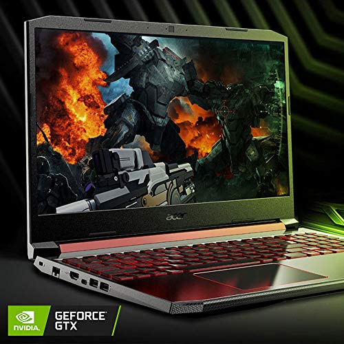 Acer Nitro 5 Gaming Laptop, 9th Gen Intel Core i5-9300H, NVIDIA GeForce GTX 1650, 15.6" Full HD IPS Display, 8GB DDR4, 256GB NVMe SSD, Wi-Fi 6, Backlit Keyboard, Alexa Built-in, AN515-54-5812