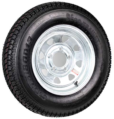 Trailer Wheel & Tire #363 ST175/80D13 175/80 D 13 LRB 5 Bolt Galvanized Spoke by eCustomRim