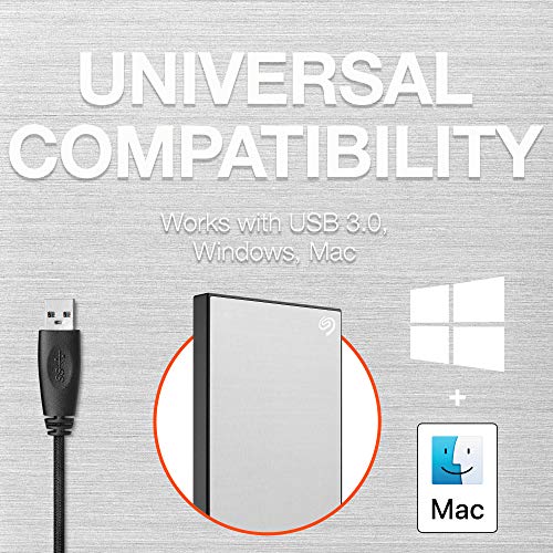 Seagate Portable 2TB External Hard Drive Portable HDD – USB 3.0 for PC, Mac, PS4, & Xbox - 1-Year Rescue Service (STGX2000400)