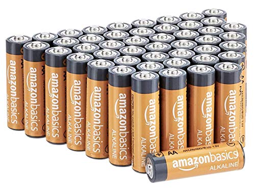 AmazonBasics 36 Pack AAA High-Performance Alkaline Batteries, 10-Year Shelf Life, Easy to Open Value Pack