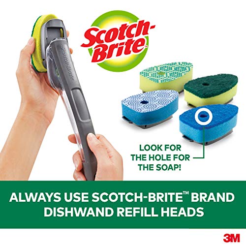 Scotch-Brite Dishwand Refill, 2 Pack, Multi-Purpose, Non Scratch, Replacement Dish Brush Head