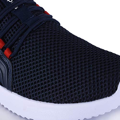 Campus Men's Tyson Full Blk Running Shoes-8 UK (42 EU) (CG-120)