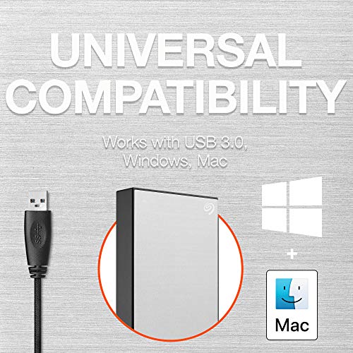 Seagate Portable 2TB External Hard Drive Portable HDD – USB 3.0 for PC, Mac, PS4, & Xbox - 1-Year Rescue Service (STGX2000400)