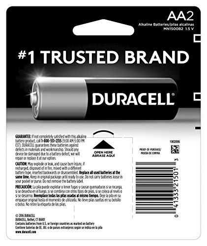 Duracell - CopperTop AA Alkaline Batteries - Long Lasting, All-Purpose Double A battery for Household and Business - 16 Count