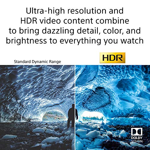 Sony X80J 50 Inch TV: 4K Ultra HD LED Smart Google TV with Dolby Vision HDR and Alexa Compatibility KD50X80J- 2021 Model