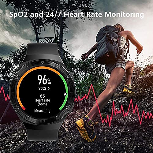 HUAWEI Watch GT 2 smart watch - 2-Week Battery , Bluetooth, Sport GPS, Fitness Workout Modes, spO2 Oxygen Saturation Detection, Heart Rate Tracker, Sleep Tracker, Water Resistant, 46mm strap