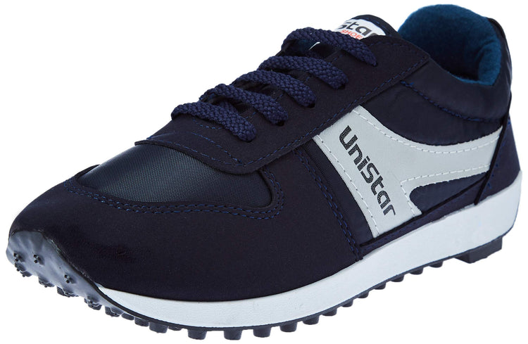 Unistar Men Black Running Shoes-10 UK/India (44 EU) (E-602)